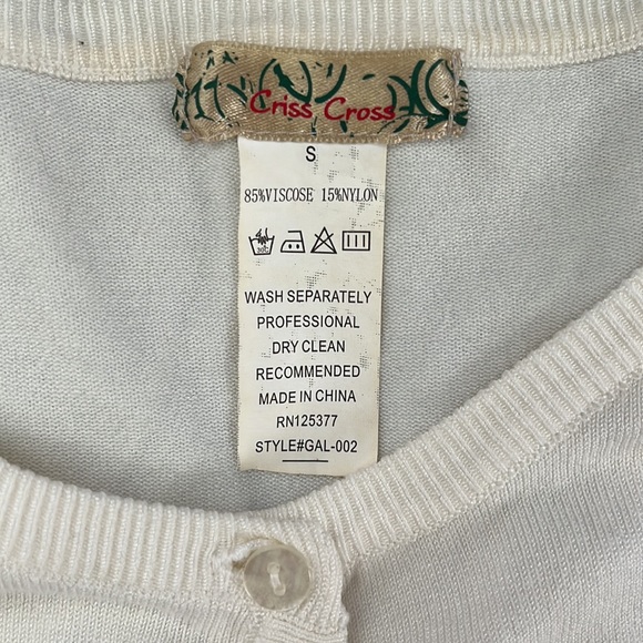 Criss Cross Button Down Cardigan - Picture 9 of 12